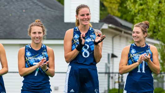 Bianka Strubbe Clapping During Pre-Game Introductions