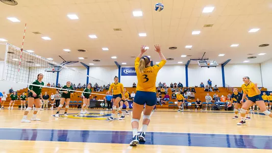 Morgan Sherwin Setting the Ball vs. Manhattan