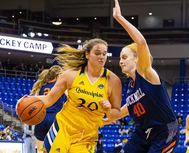 Mikala Morris Drives to Basket vs Bucknell