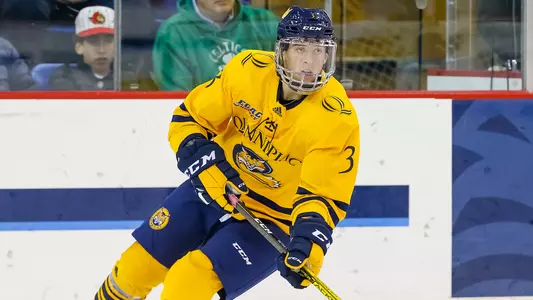 Peter DiLiberatore Skates Puck out of D-Zone