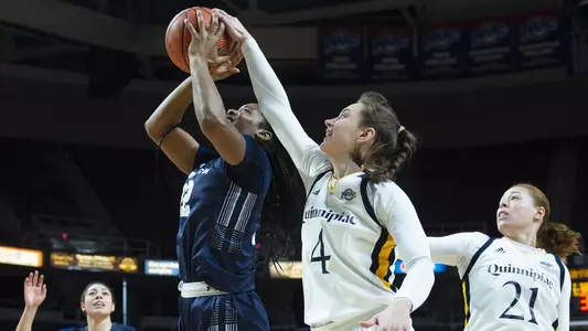 Paula Strautmane Block vs. Monmouth MAAC Semifinals