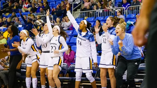 WBB Bench Celebration