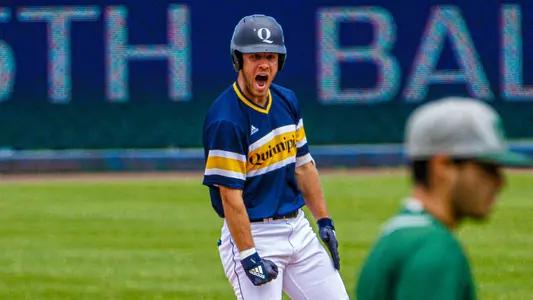 Brian Moskey Celebration at Second Base
