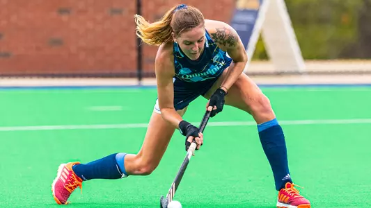 Bianka Strubbe Takes Penalty Stroke vs. Sacred Heart