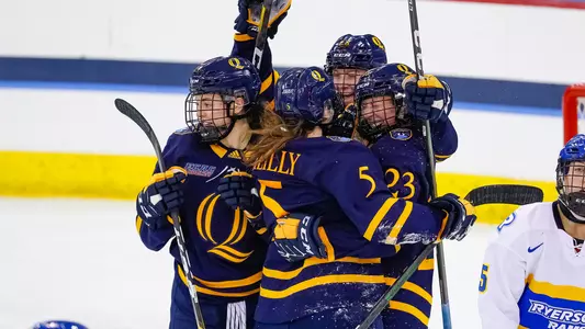 Team celebrates after scoring