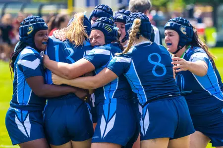 Rugby Team Celebration vs Harvard