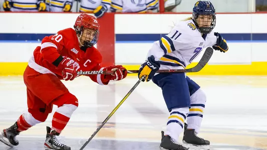 Kenzie Hauswirt skates vs Cornell