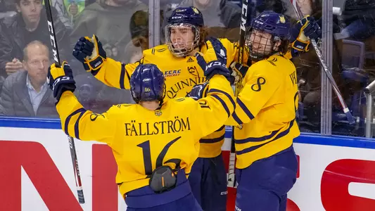 Nick Jermain Celebrates with Alex Whelan and William Fallstrom