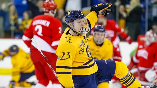 Zach Metsa Celebration vs. Cornell