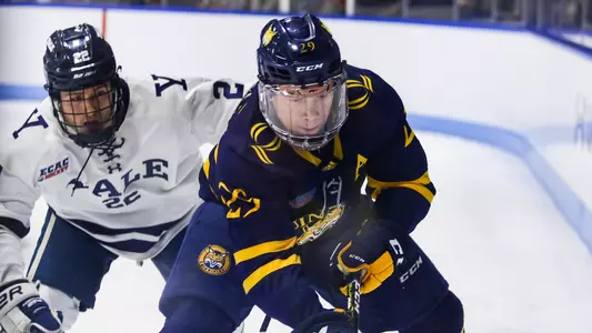 Odeen Tufto Controls Puck at Yale