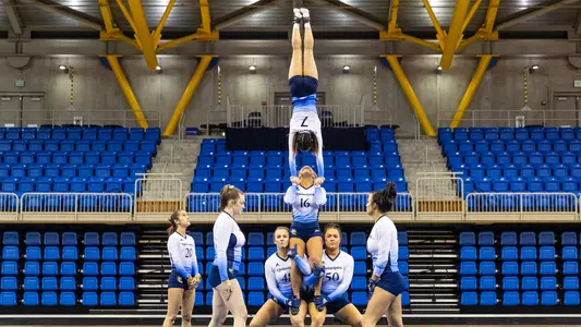 Acrobatics and Tumbling Inversion Pyramid vs. Davis and Elkins