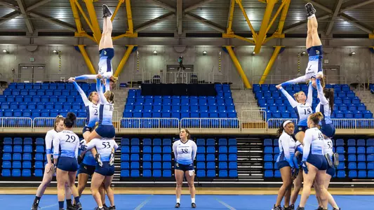 Acrobatics and Tumbling Synchronized Pyramid vs. Davis and Elkins