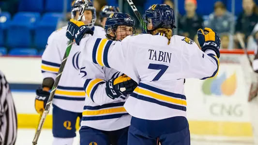 First-year Kate Reilly, senior Kati Tabin