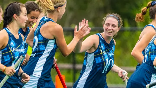 Amanda Blum High Five with Eva Veldhorst