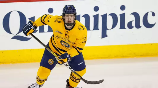 Logan Britt Skating in front of Boards vs. Maine