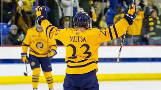 Zach Metsa Goal Celebration vs. Yale