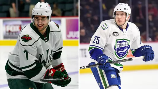 Sam Anas and Brogan Rafferty AHL All-Star Teams