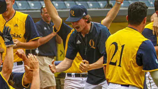 David Longstreeth Celebrates Game-Winning Run vs. Fairfield in MAAC Championship