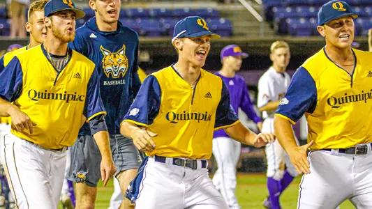 Connor Mahoney Celebrates NCAA Tournament Win at ECU