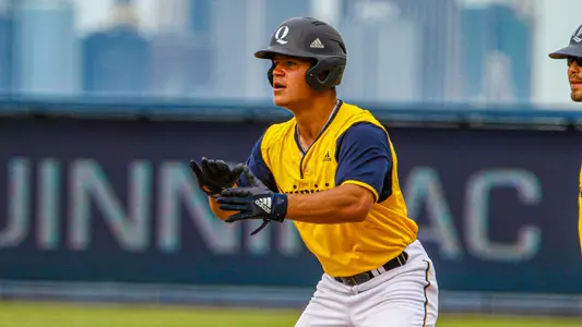 Kyle Maves Celebrates at 1st Base in MAAC Championship vs. Fairfield