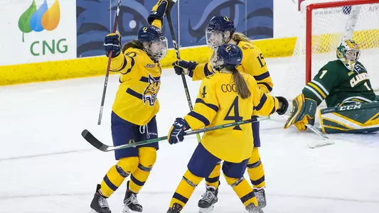 House, Cooper, Mobley celebrate after goal in overtime