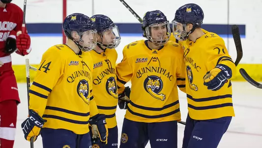 Nick Bochen Celebrates Goal with Teammates
