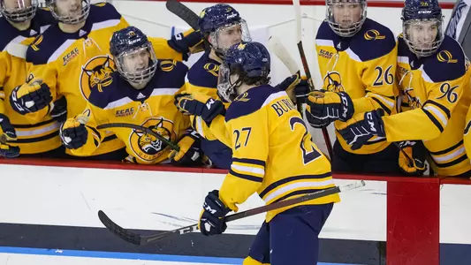 Desi Burgart Bench Celly vs. Clarkson