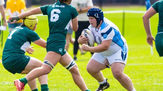 Addison Walker braces for tackle against Dartmouth