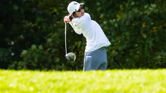 Meg Yoshida tees off at QU Classic