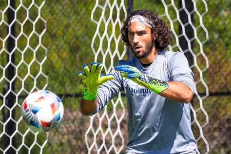 Hadjigavriel Stops Shot During Warmups