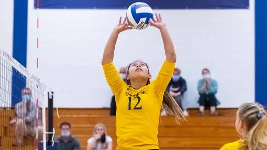 Chloe Ka'Ahanui goes for a set