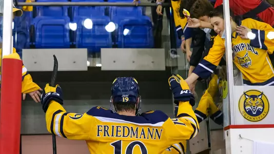 TJ Friedmann High Fives Fans in Tunnel