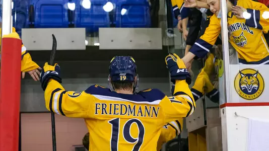 TJ Friedmann High Fives Fans in Tunnel