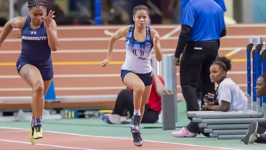 Jordan Mayo runs at MAAC Championships