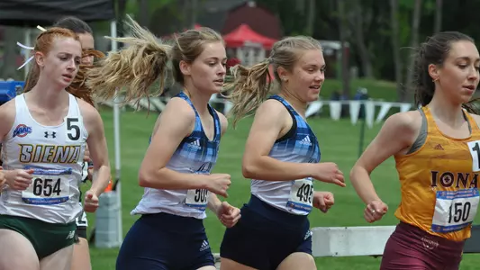 Mia Pestle and Shannon Goria race in distance run