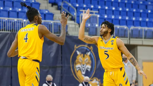 Tyrese Williams & Seth Pinkney (Feb. 17 vs. Iona)