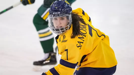 Maddy Samoskevich skates against Clarkson