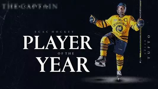Odeen Tufto ECAC Hockey Player of the Year Graphic