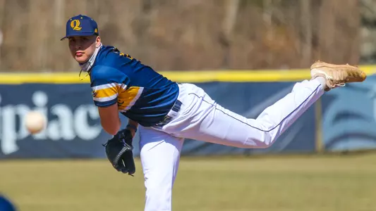 Brandyn Garcia Follows Through on Pitch vs. Monmouth