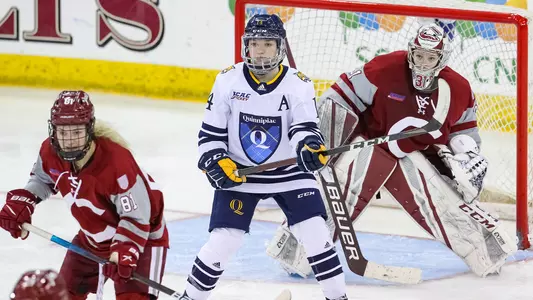 Grace Markey sets a screen vs Colgate
