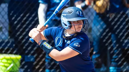Hannah Davis prepares for the pitch vs Monmouth