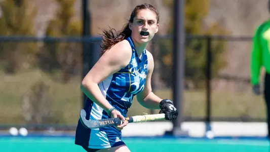 Brooke Whipkey Surveys Field While Running vs. Providence