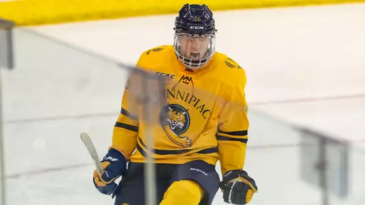 Guus van Nes Celebrates Goal vs. Sacred Heart