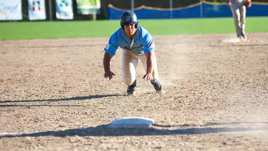 Kyle Maves Dives into Third Base for Ocean State Waves
