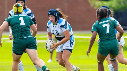 Hannah Pfersch Drives Through Defense versus Dartmouth