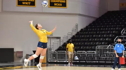 Faavae Kimsel Moe Serves Against Maryland