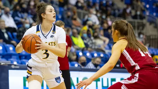 Halee Smith surveys the floor