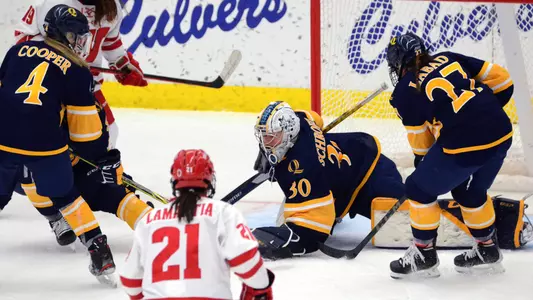 Corinne Schroeder records 41 saves at Wisconsin