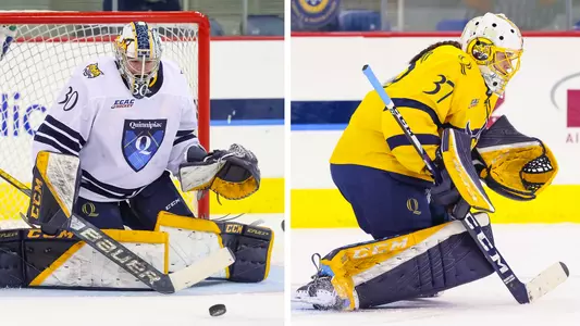 Corinne Schroeder & Logan Angers named to 2022 National Goalie of the Year Award Watch List