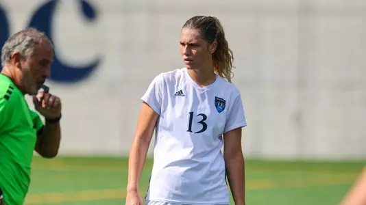 Paige LaBerge plays against SBU